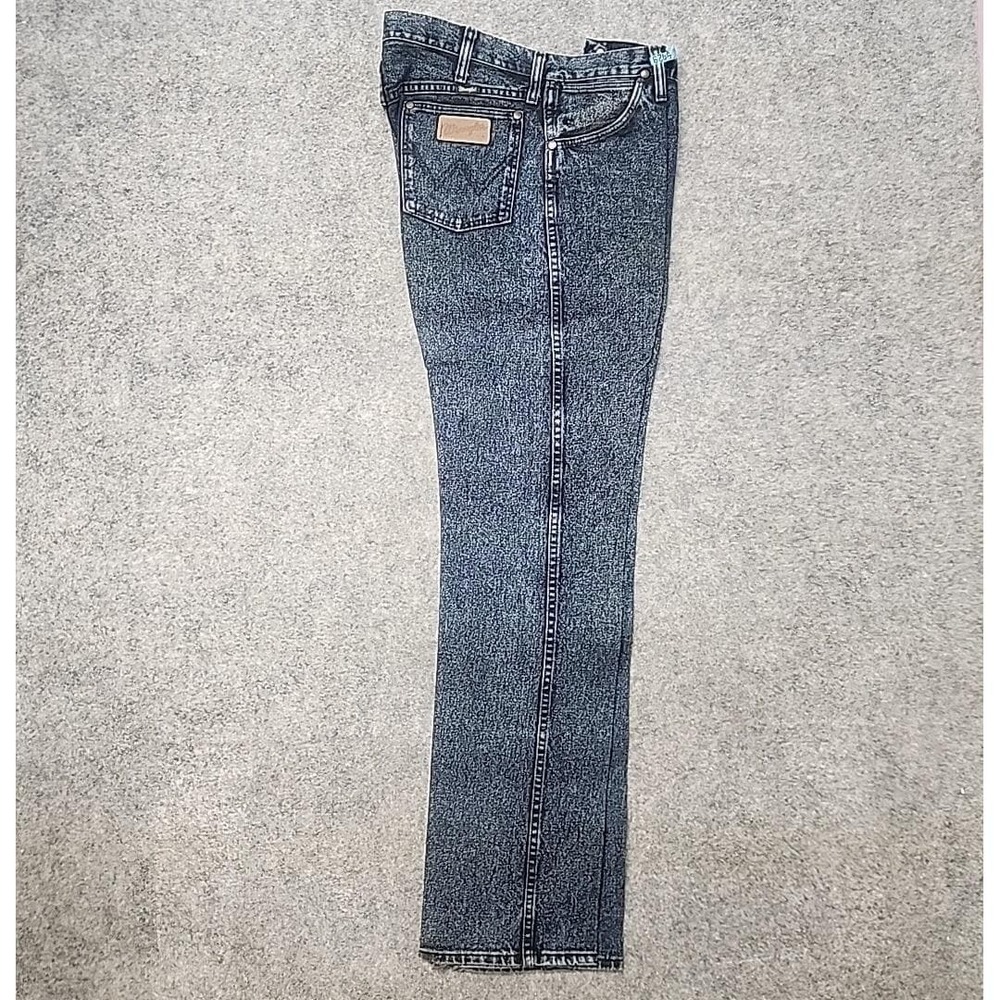VINTAGE 1970s Wrangler Jeans Mens 34x34 Scovill Zipper MADE IN USA 13MWZNF